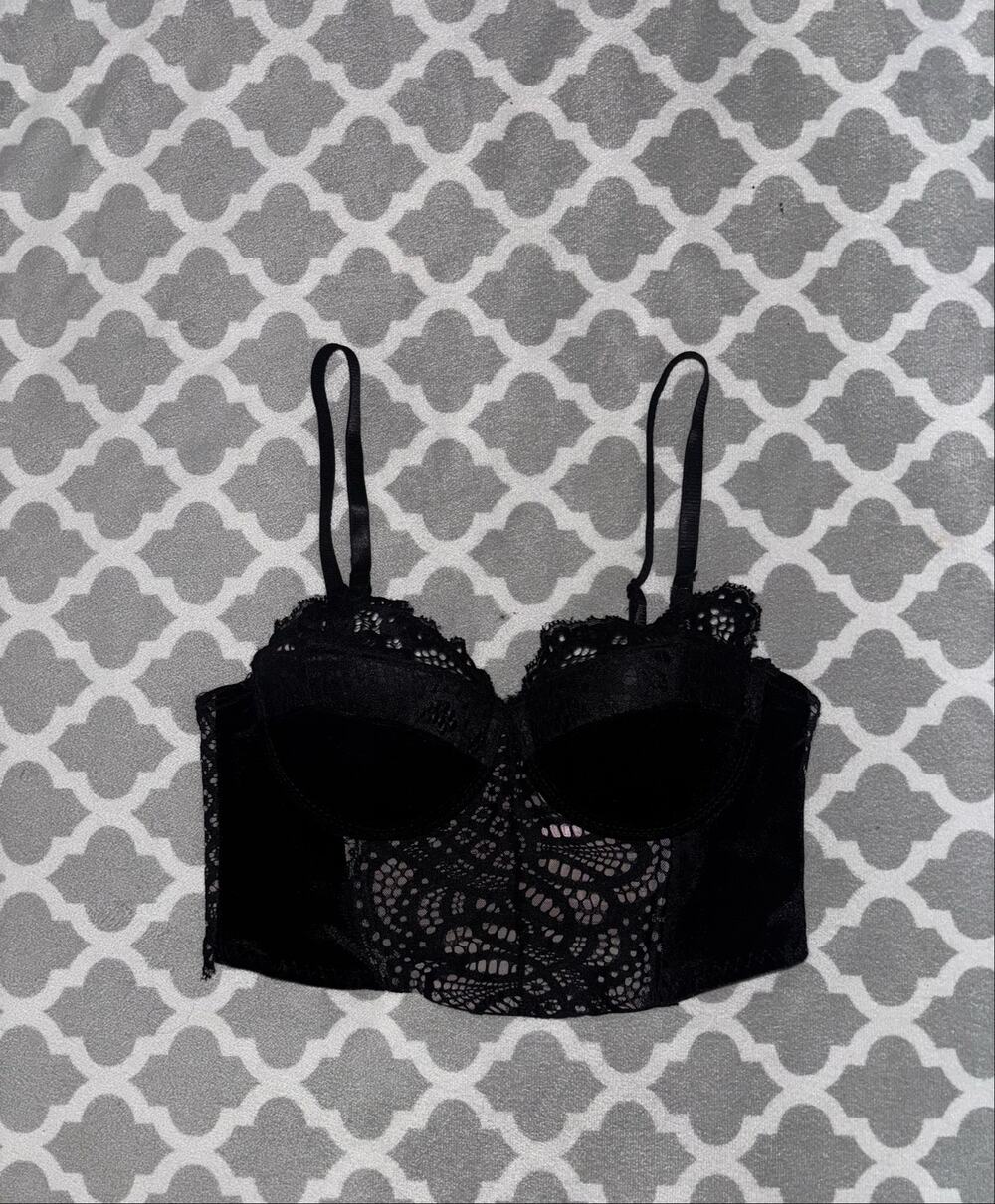Black corset top